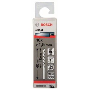 Bosch PRO Metal HSS-G Spiralbohrer 1,5 x 18 x 40 mm - 2608595050