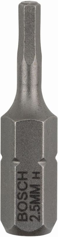 Bosch 3x Schrauberbit Extra-Hart, HEX 2,5, 25 mm - 2607001720