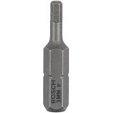 Bosch - 3x Schrauberbit Extra-Hart, hex 3, 25 mm - 2607001722