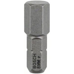 Bosch Accessoires Bit extra-hard HEX 8, 25 mm 3st - 2607001730