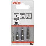 Bosch Professional 2607001765 3-delige set LS PH1 PZ1 25 mm