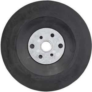 Bosch 1x PRO Backing Pad voor kleine haakse slijpers, M14, zacht (Ø 115 mm, Professional Accessoires Kleine haakse slijper)
