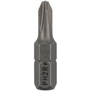 Schrauberbit Extra-Hart, reduziert PH2R, 25 mm, 25er-Pack - Bosch