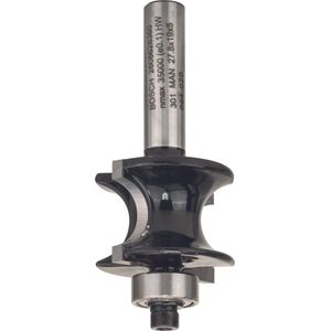 Bosch - Halfholprofielfrees - 8 mm - R1 6 mm - L 19 mm - G 63 mm - 1st