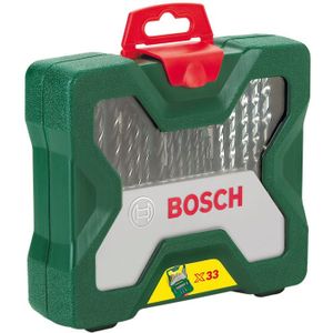 Bosch Accessories 33-delige X-Line-boor- en schroefbitset (voor hout, metselwerk en metaal, Accessories boor en schroevendraaier)