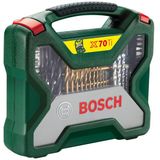 Bosch Professional 70-delige X-Line Titanium boren- en schroefbitset (hout, steen en metaal, accessoire boormachine)