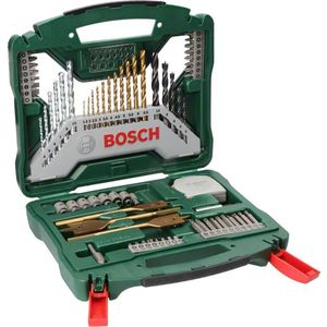 Bosch - X-Line Borenset - 70-delig - Titanium Plus Serie - Voor Hout, Metaal en Steen