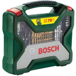 Bosch - X-Line Borenset - 70-delig - Titanium Plus Serie - Voor Hout, Metaal en Steen