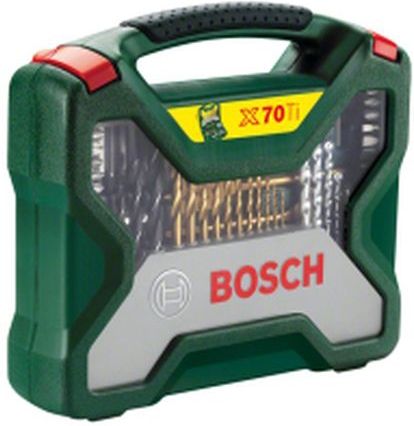 Bosch - X-Line Borenset - 70-delig - Titanium Plus Serie - Voor Hout, Metaal en Steen