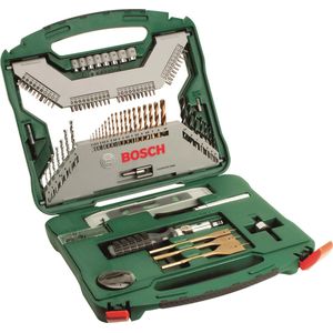 Bosch X-Line borenset - 100-delig - Titanium Plus Serie - Voor hout, metaal en steen