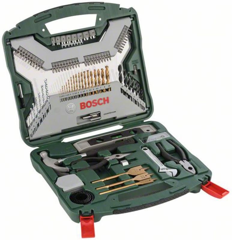 Bosch X-Line Borenset - 103-delig - Hou - Metaal en Steen