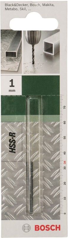 Bosch - Metaalboor HSS-R - 1X12X34mm - DIN 338 - Universeel Geschikt