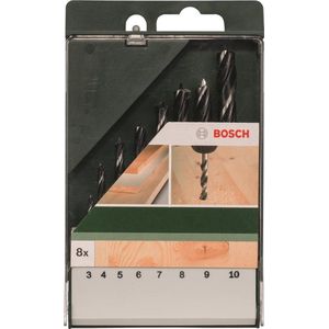 Bosch Accessoires 8-delige Houtspiraalborenset - 2609255215
