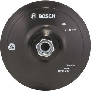 Bosch Accessoires Rubber schuurplateau voor haakse slijpmachines, klithechtsysteem | 125mm - 2609256272
