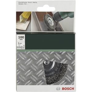 Bosch Accessoires Schijfborstels voor boormachines - gegolfde draad, 100 mm - 2609256532