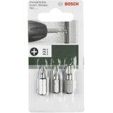 Bosch Accessories 2609255964 DIY schroefbitset 3-delig 25 mm, standaard Ph 1 (× 1), Ph 2 (× 1), Ph 3 (× 1)