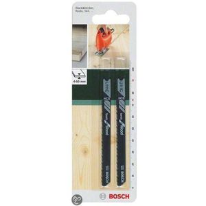 Bosch - 2609256755 - Decoupeerzaagblad HCS - 2 Stuks - Voor Grove Sneden in Zacht Hout