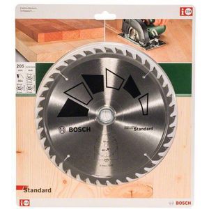 Bosch Accessories Standard 2609256822 Hardmetaal-cirkelzaagblad 205 x 24 mm Aantal tanden: 40 1 stuk(s)