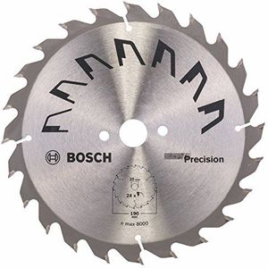 Bosch Accessoires Cirkelzaagblad Precision 190X2X20/16,T24 - 2609256866