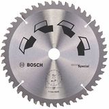 Bosch 1x Cirkelzaagblad Special (zaagblad voor Hout, Non-Ferrometalen, Kunststoffen, Ø 184 x 2.5/1.8 x 20/16 mm, 48 Tanden, FT, met 1x Reduceerring 16 mm, Accessoires Cirkelzagen)