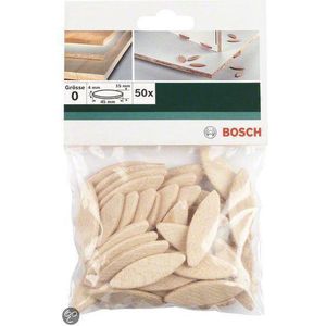 Bosch - Lamellendeuvels - 50 Stuks - Beukenhout