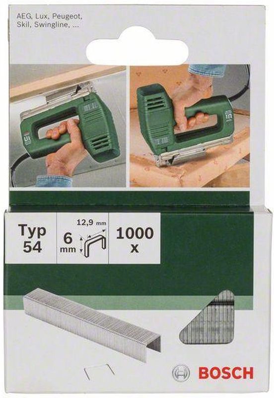 Bosch - Type 54 - Tacker Nieten - 129X125X6mm - 1000 Stuks