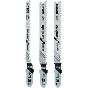 Bosch - 2608636429 - BiM 3-delige Decoupeerzaagblad Set - Voor Laminaat - Efficiënt en Scherp
