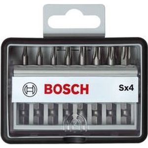 Bosch Accessoires Bitset | Extra Hard Sx4 | Robustline | 9-delig | 2607002559 - 2607002559