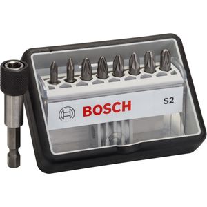 Bosch Accessoires Bitset | Extra Hard S2 | Robustline | 9-delig | 2607002561 - 2607002561