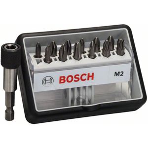 BOSCH (12+1) delige set schroevendraaierbits Robust Line 2607002564