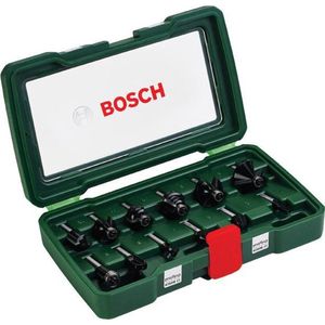 Bosch Houtfrezen -  12-delig - 8 Mm Schacht