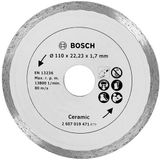 Bosch Accessoires Diamantdoorslijpschijf voor keramische tegels, 110 mm Ø - 2607019471