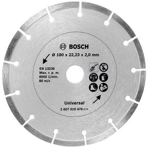 Bosch Accessoires Diamantdoorslijpschijf voor bouwmaterialen, 180 mm Ø - 2607019476