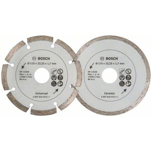 Bosch diamantschijf - 115 mm - Voor tegels en bouwmaterialen