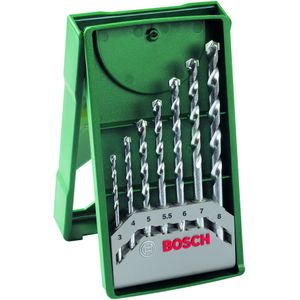 Bosch X-Line steenborenset- 7-delig - Voor steen