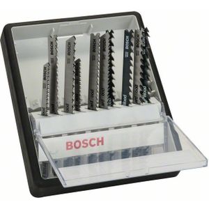 Bosch 10-delige Robust Line Decoupeerzaagbladenset Wood Expert T-schacht