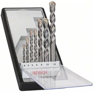 Bosch Robust Line Silver Percussion Betonborenset - 7-delig