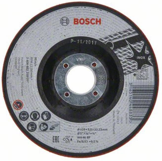 Bosch - WA 46 BF - Semiflexibele Afbraamschijf - 115 mm - 22,23 mm - 3,0 mm