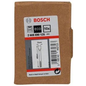 Bosch Accessories 2608690125 Platte beitel 25 mm Gezamenlijke lengte 400 mm SDS-Max 10 stuk(s)