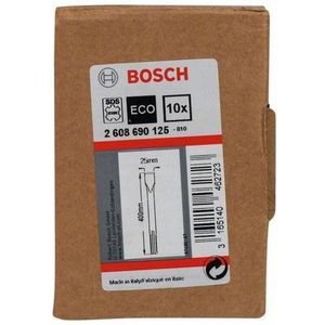 Bosch - SDS Max Platte Kloofbijl - 400x25 Mm - 10 Eenheden