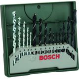 Bosch X-Line - Boorset 15-delig - Voor Hout, Metaal en Steen - Met Opbergdoos