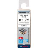 Bosch PRO Metal HSS-G Spiralbohrer 2,4 x 30 x 57 mm - 2608585477