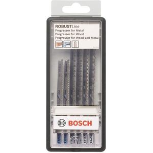 Bosch Accessoires 6-delige Robust Line decoupeerzaagbladenset Metal Profile T-schacht T 318 AF; T 318 BF; T 345 XF P 2st - 2607010573