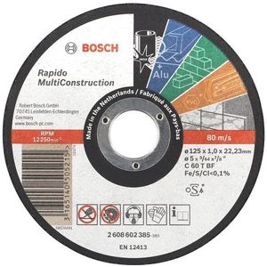 Bosch Accessories 2608602385 125mm MultiConstructieschijf, Multi kleuren