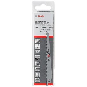Bosch Reciprozaagblad S 644 D Top for Wood - 25 stuks