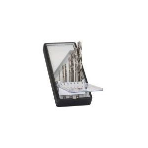 Bosch 7x PRO Wood HSS Hex boorset met centreerpunt (voor Zachthout, Hardhout, Ø 2,0, 3,0, 3,0, 4,0, 5,0, 6,0, 8,0 mm, Professional Accessoires Boor-/schroefmachines)