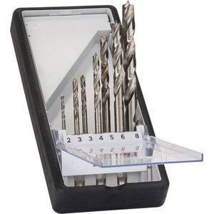 Bosch - PRO Wood HSS Boorset - 7-delig - Sneldraaistaal - Voor Houtbewerking