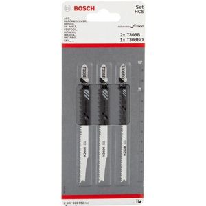Bosch - 3-tlg. Stichsägeblatt-Set, T308B/BO
