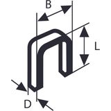 Bosch Tk40 - Tacker Nietjes - Gegalvaniseerd - 5000 Eenheden
