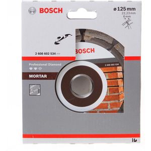 Bosch - Voegenfrees Expert For Mortar 125 X 6 X 7 X 22,23 Mm